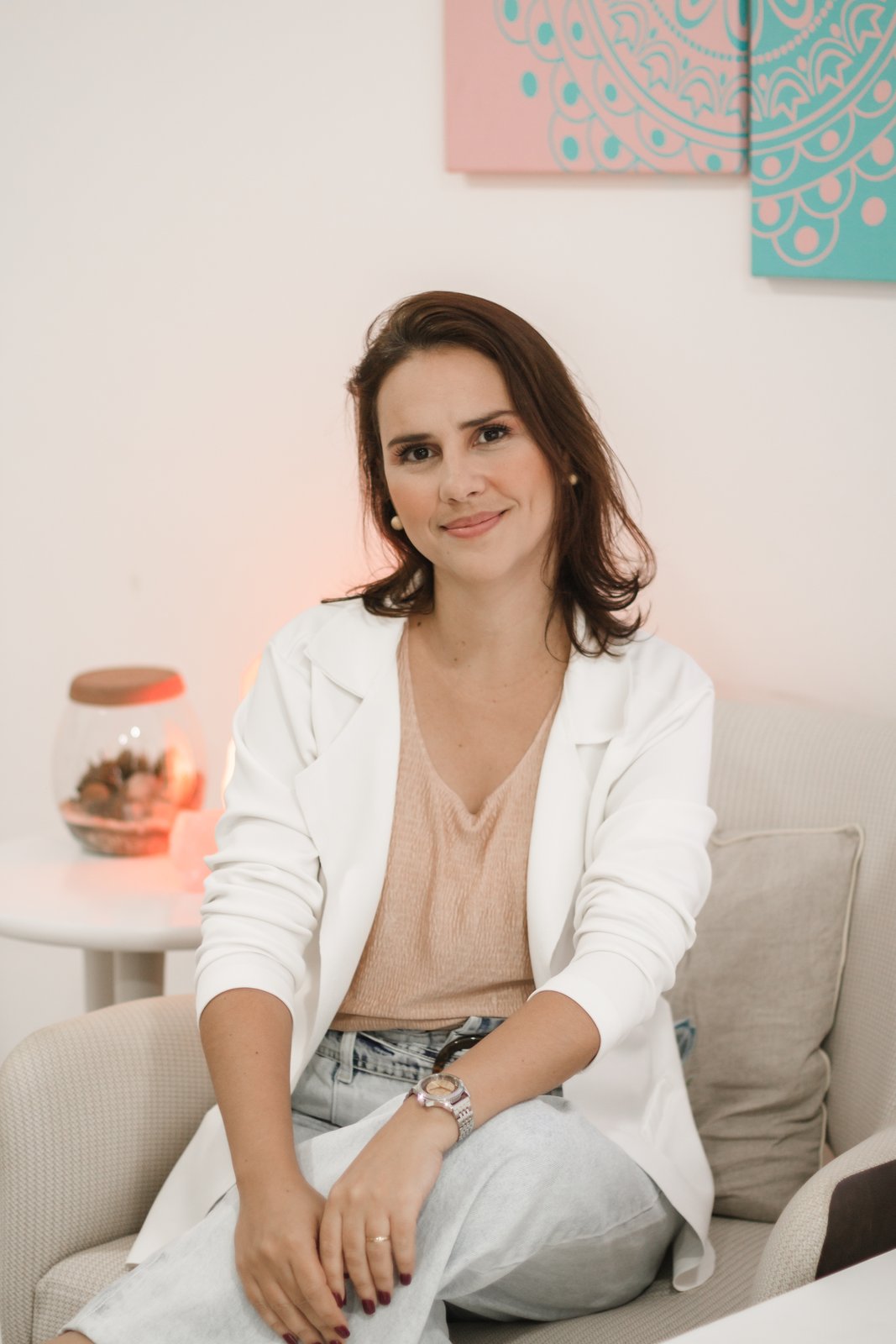 Rafaela de Abreu A. C. Crisóstomo no consultório